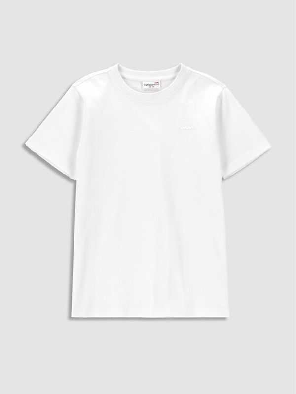 Coccodrillo Coccodrillo Тишърт WC3143201BAB Бял Regular Fit