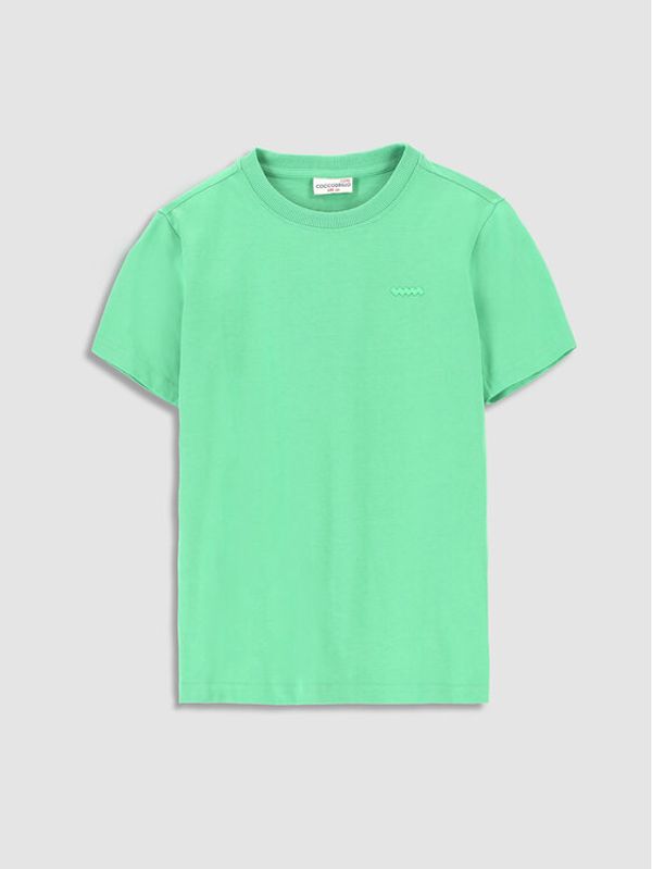 Coccodrillo Coccodrillo Тишърт WC3143201BAB Зелен Regular Fit