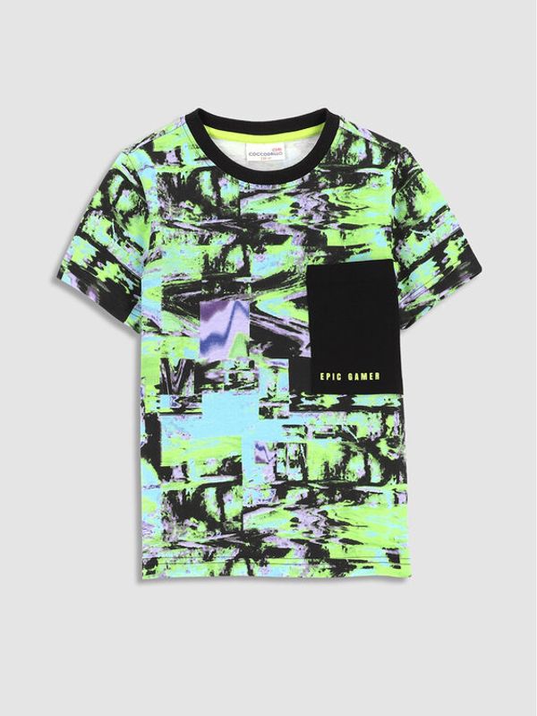 Coccodrillo Coccodrillo Тишърт WC3143201DWK Цветен Regular Fit