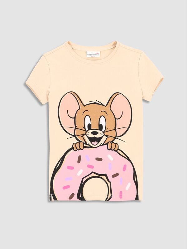 Coccodrillo Coccodrillo Тишърт WC3143202LIG Бежов Regular Fit