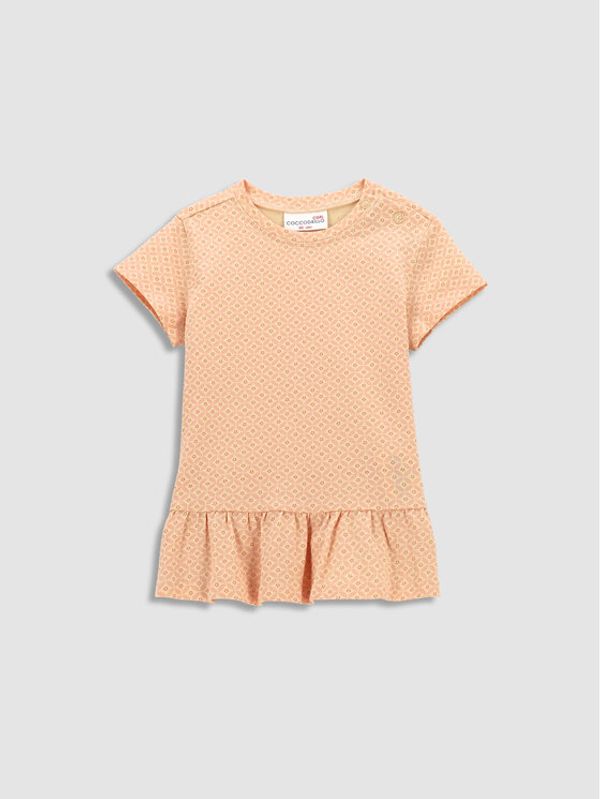 Coccodrillo Coccodrillo Тишърт WC3143203HGN Бежов Regular Fit