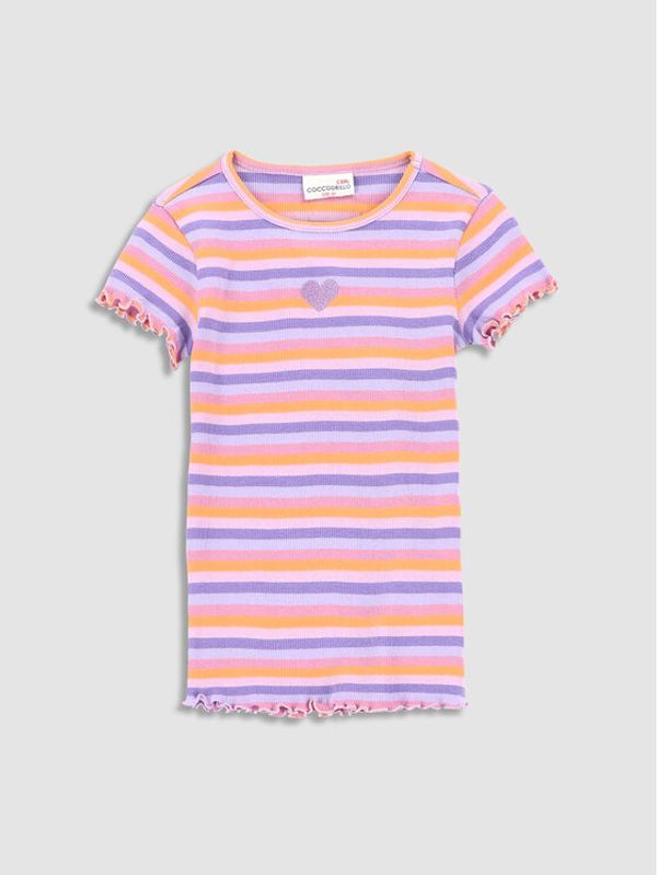 Coccodrillo Coccodrillo Тишърт WC3143204RPK Цветен Regular Fit