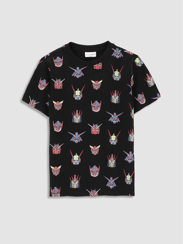 Coccodrillo Coccodrillo Тишърт WC3143205EVB Черен Regular Fit