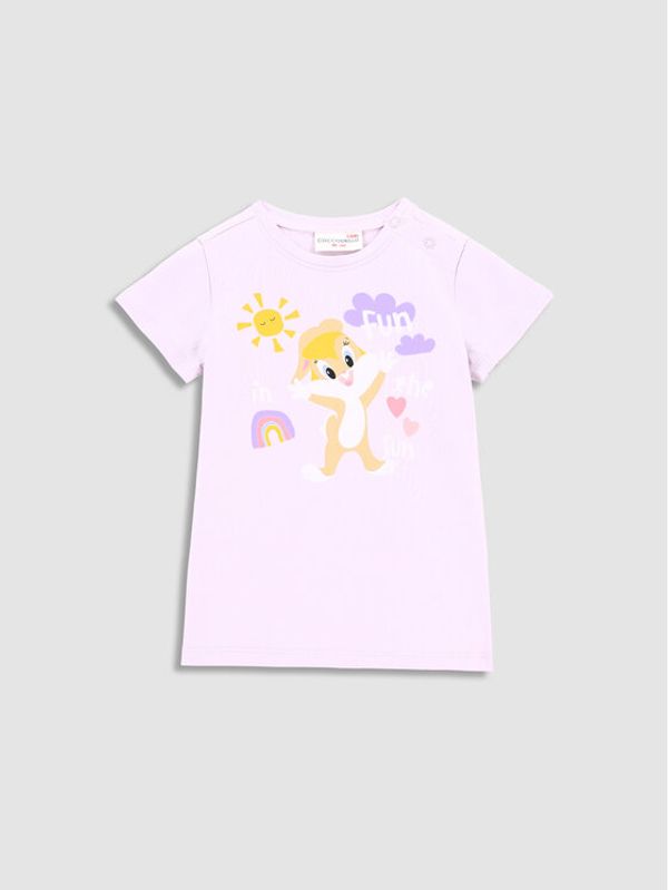 Coccodrillo Coccodrillo Тишърт WC3143213LIG Виолетов Regular Fit