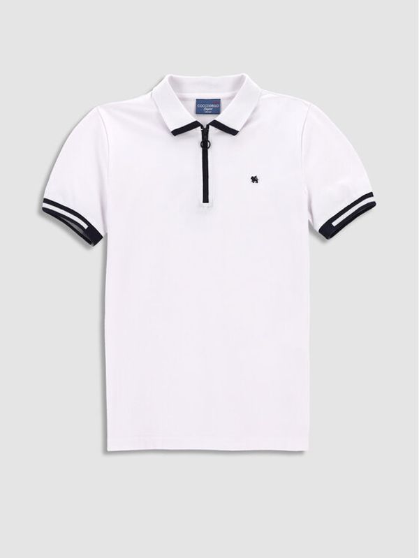 Coccodrillo Coccodrillo Тишърт WC3143604EJB Бял Regular Fit
