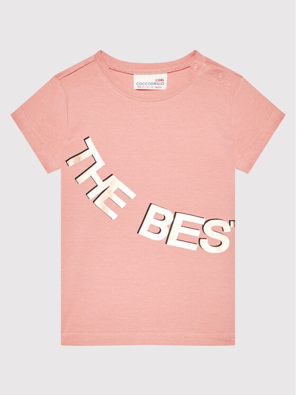 Coccodrillo Coccodrillo Тишърт ZC1143227EVG Розов Regular Fit