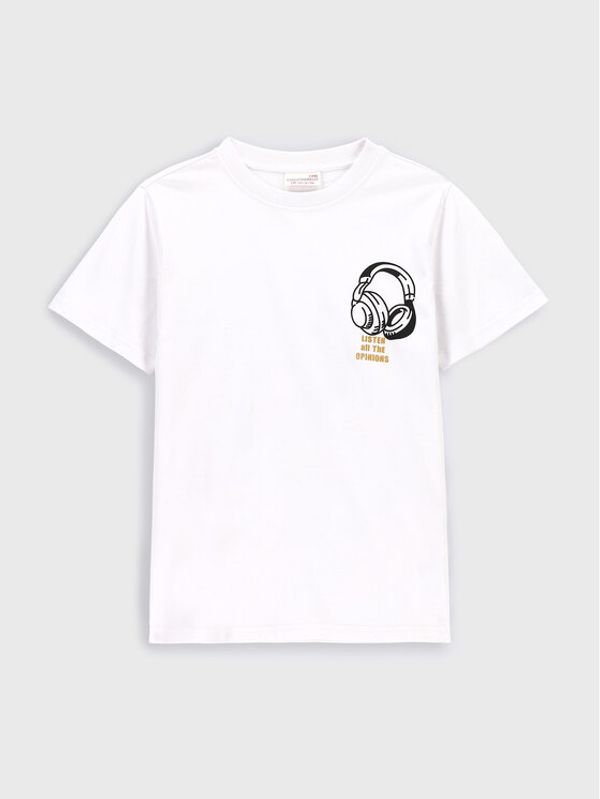 Coccodrillo Coccodrillo Тишърт ZC2143206EVB Бял Regular Fit