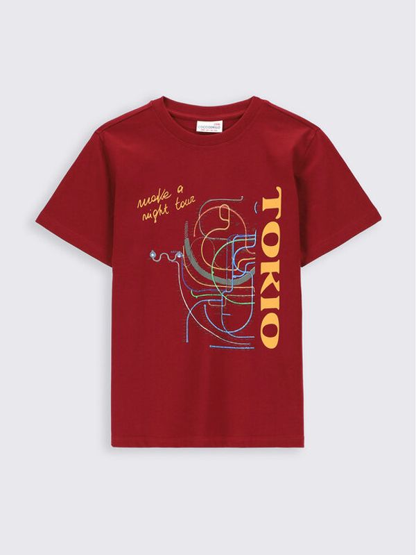 Coccodrillo Coccodrillo Тишърт ZC2143222EVB Бордо Regular Fit