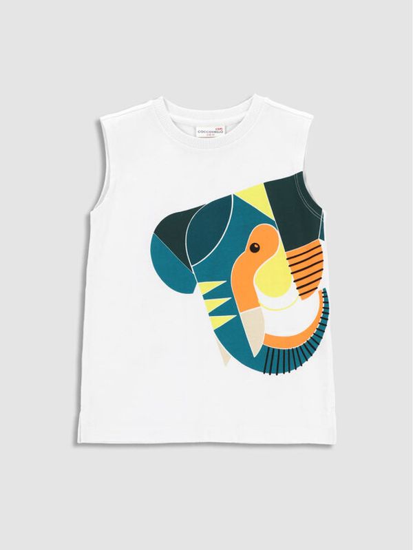 Coccodrillo Coccodrillo топ WC3143301JBK Бял Regular Fit