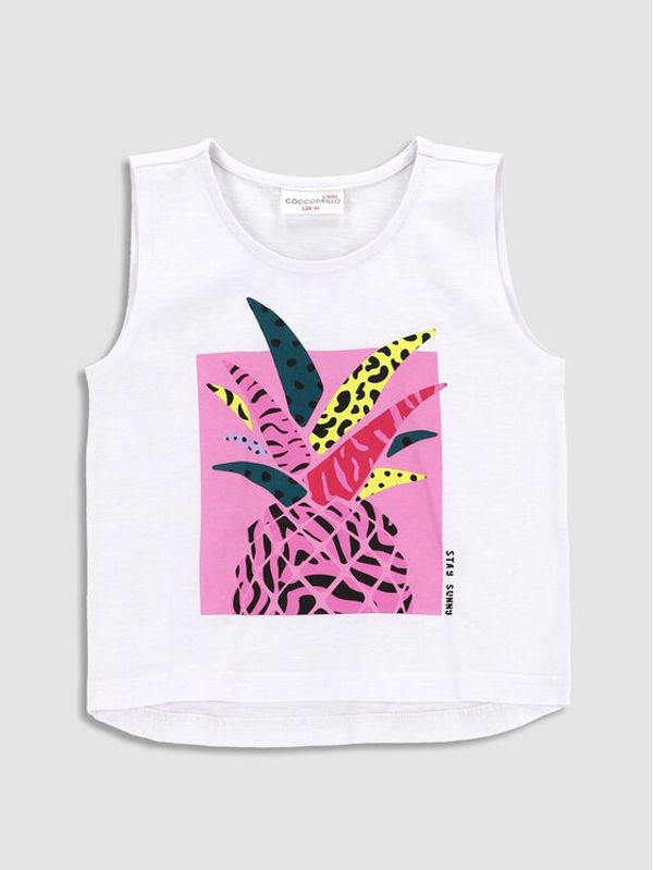 Coccodrillo Coccodrillo топ WC3143303JGK Бял Regular Fit