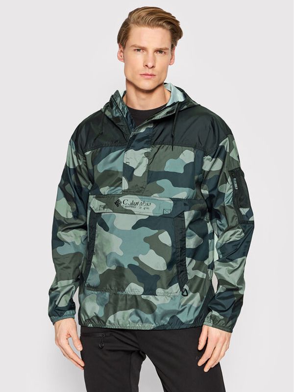 Columbia Columbia Анорак Challenger 1714291 Зелен Regular Fit