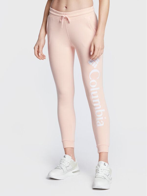 Columbia Columbia Долнище анцуг Logo Fleece 1940094 Оранжев Active Fit