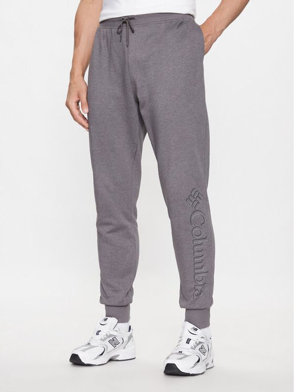 Columbia Columbia Долнище анцуг M CSC Logo™ Fleece Jogger II Сив Regular Fit