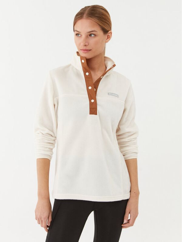Columbia Columbia Полар Benton Springs™ 1/2 Snap Pullover Бял Regular Fit