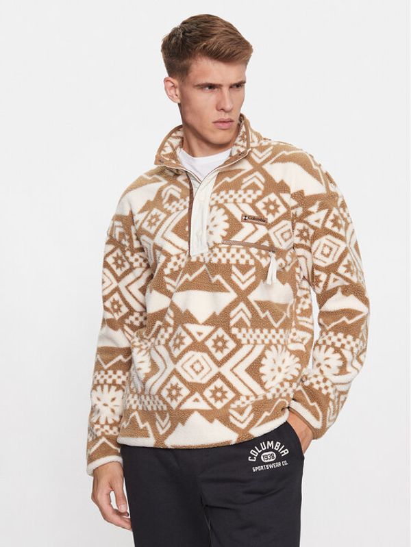 Columbia Columbia Полар Helvetia™ Half Snap Fleece Кафяв Regular Fit