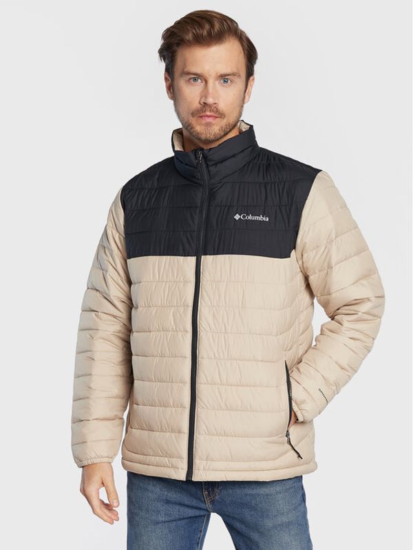 Columbia Columbia Пухено яке Powder Lite 1698001271 Бежов Regular Fit