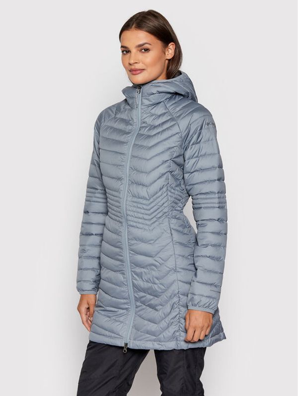 Columbia Columbia Пухено яке Powder Lite 1748311032 Сив Slim Fit
