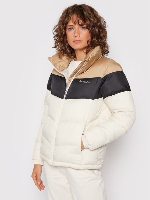 Columbia Columbia Пухено яке Puffect™ Color Blocked 1955101 Бежов Regular Fit