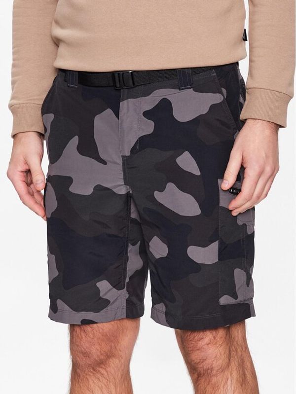Columbia Columbia Спортни шорти Silver Ridge Printed Cargo 1587033 Черен Regular Fit