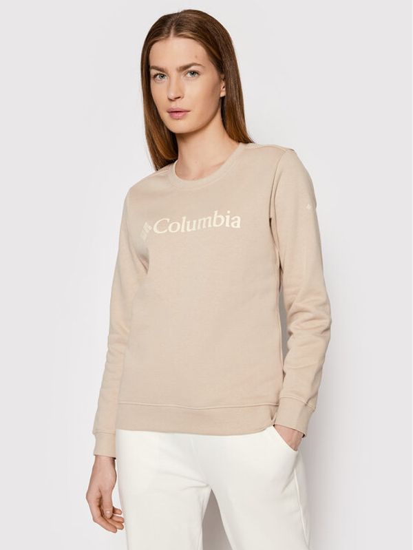 Columbia Columbia Суитшърт Logo 1895741271 Бежов Regular Fit