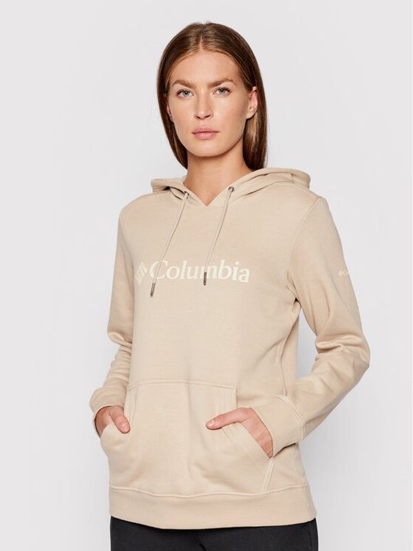 Columbia Columbia Суитшърт Logo 1895751 Бежов Regular Fit