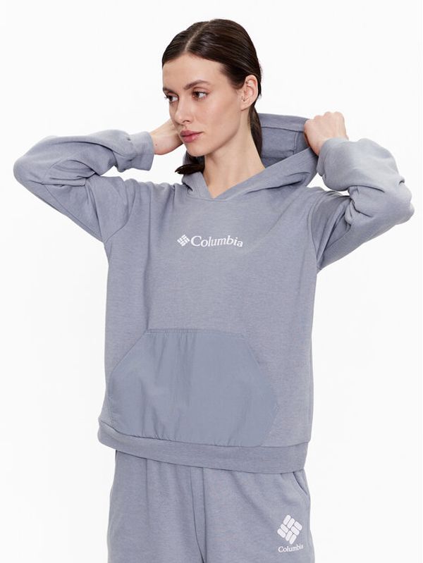 Columbia Columbia Суитшърт Logo 2032871 Сив Regular Fit