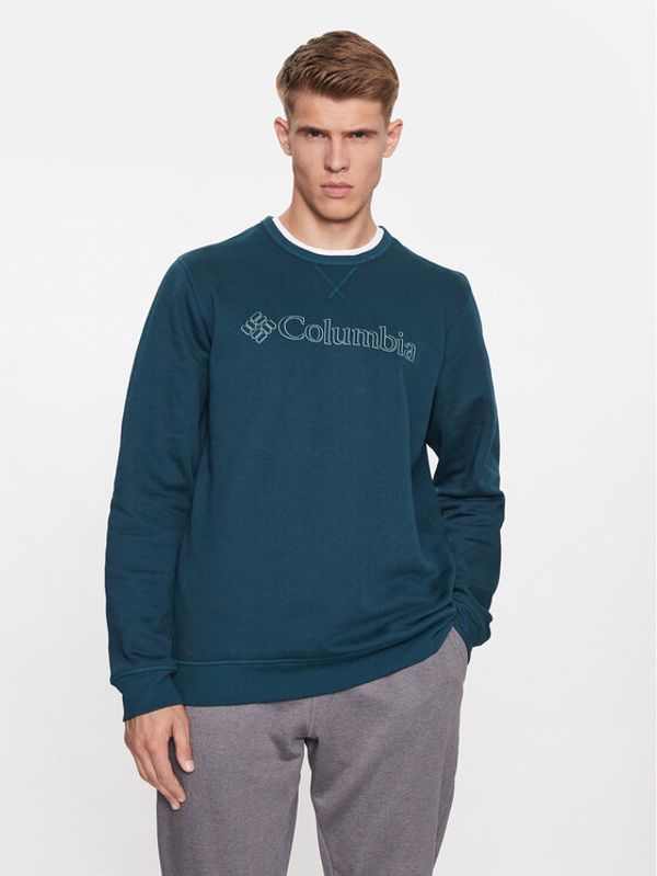 Columbia Columbia Суитшърт M Logo Fleece Crew Син Regular Fit