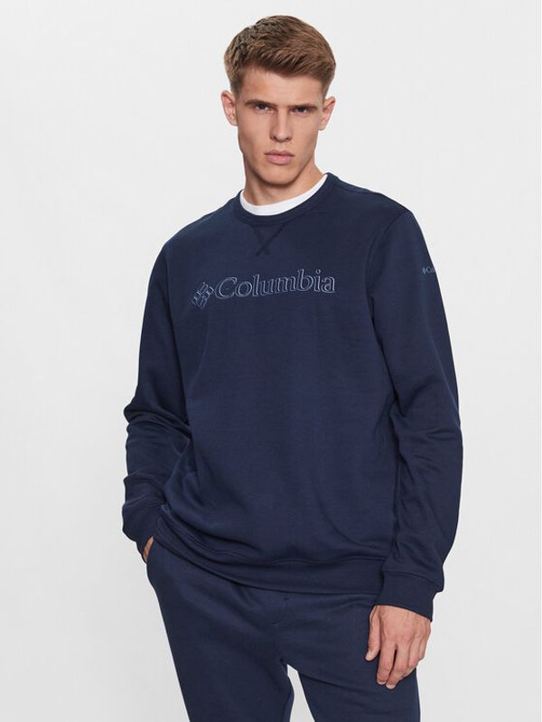 Columbia Columbia Суитшърт M Logo Fleece Crew Син Regular Fit