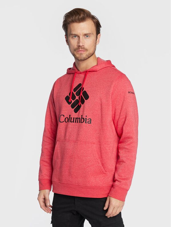 Columbia Columbia Суитшърт Trek 1957913 Червен Regular Fit