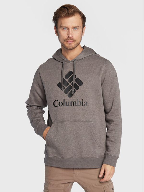 Columbia Columbia Суитшърт Trek 1957913 Сив Regular Fit