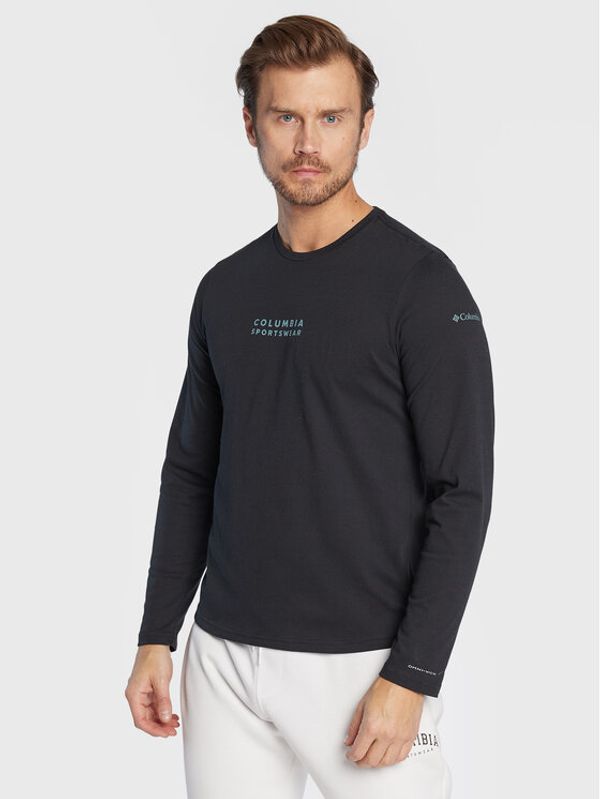 Columbia Columbia Тениска с дълъг ръкав CSC Alpine Way II 2013581 Черен Regular Fit