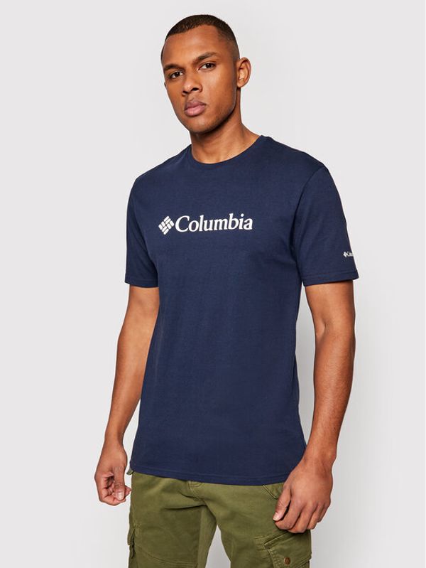 Columbia Columbia Тишърт Csc Basic Logo™ 1680053 Тъмносин Regular Fit