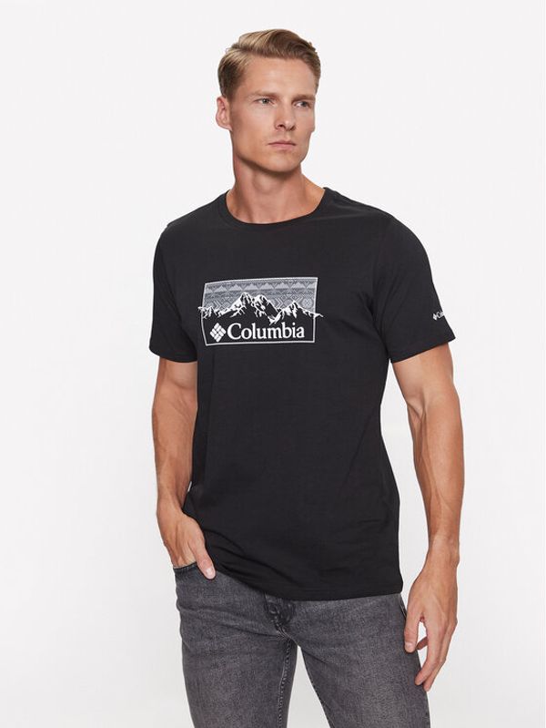 Columbia Columbia Тишърт CSC™ Seasonal Logo Tee Черен Regular Fit