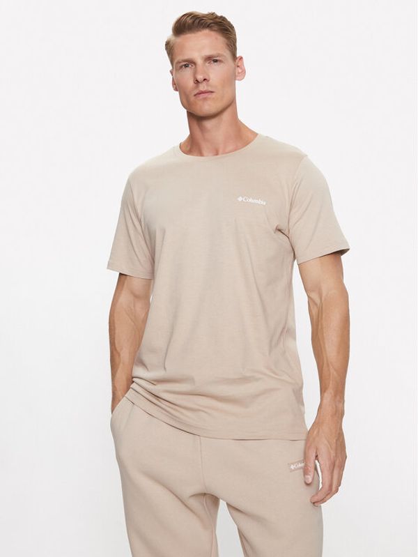 Columbia Columbia Тишърт CSC™ Seasonal Logo Tee Кафяв Regular Fit