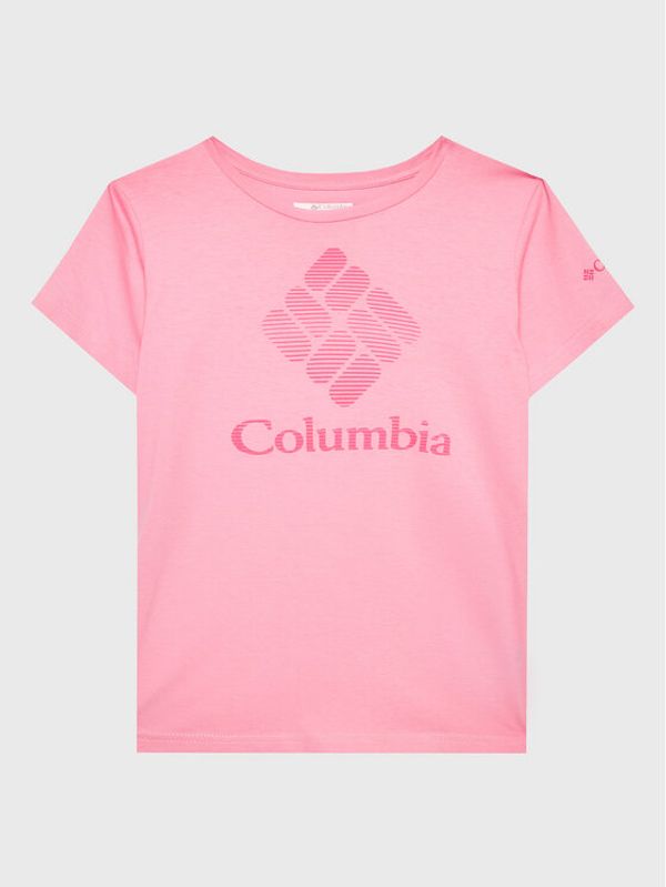 Columbia Columbia Тишърт Mission Lake 1989791 Розов Regular Fit