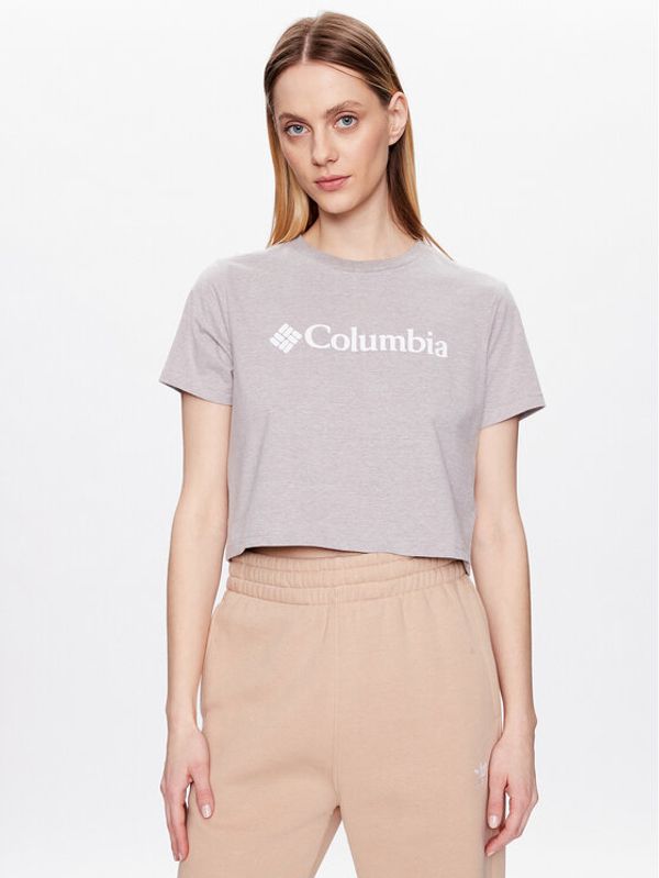 Columbia Columbia Тишърт North Casades 1930051 Сив Cropped Fit