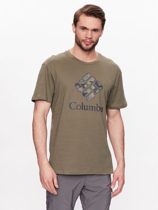 Columbia Columbia Тишърт Rapid Ridge ™ Graphic 1888813 Зелен Regular Fit