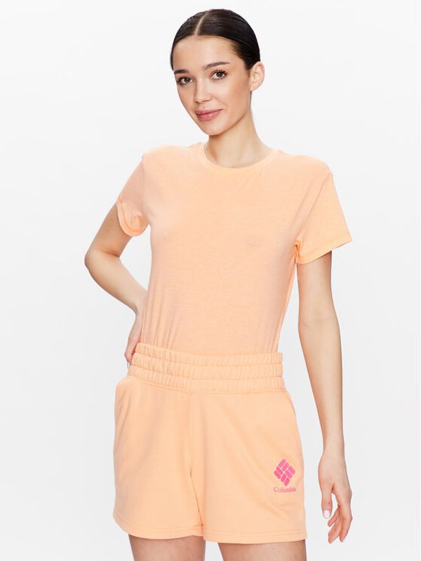 Columbia Columbia Тишърт Sun Trek™ 1940543 Оранжев Regular Fit
