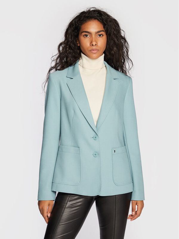 Comma Comma Блейзър 2120576 Син Slim Fit