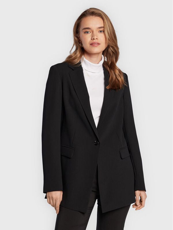 Comma Comma Блейзър 2123584 Черен Regular Fit