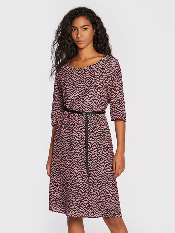 Comma Comma Ежедневна рокля 2121229 Розов Regular Fit