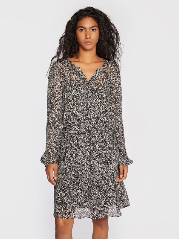 Comma Comma Ежедневна рокля 2123398 Сив Regular Fit