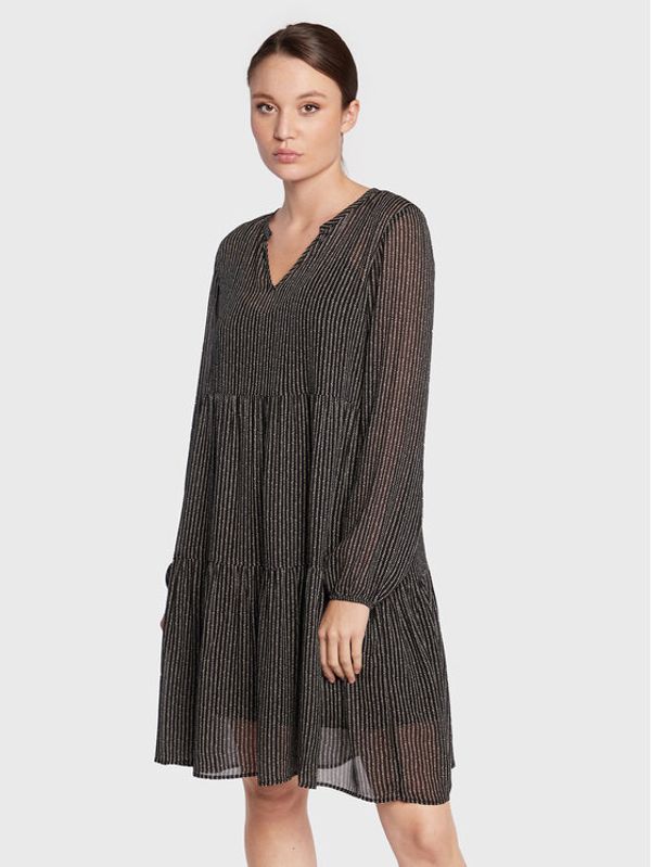 Comma Comma Ежедневна рокля 2123637 Черен Relaxed Fit