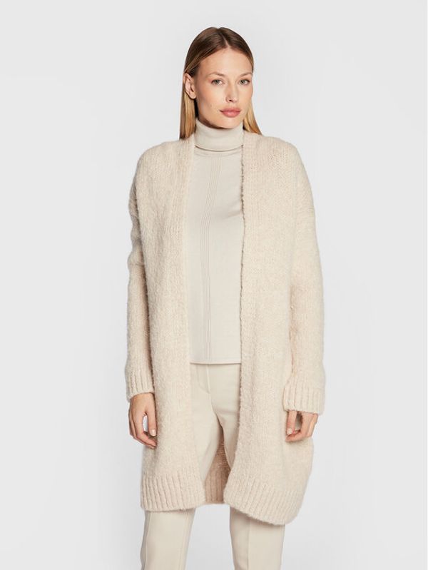 Comma Comma Кардиган 2121250 Бежов Regular Fit