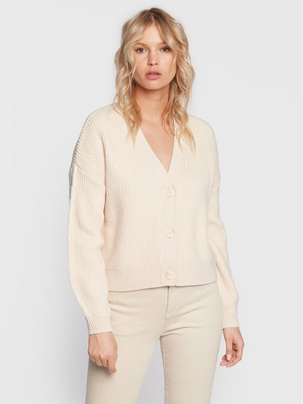 Comma Comma Кардиган 2121403 Бежов Relaxed Fit