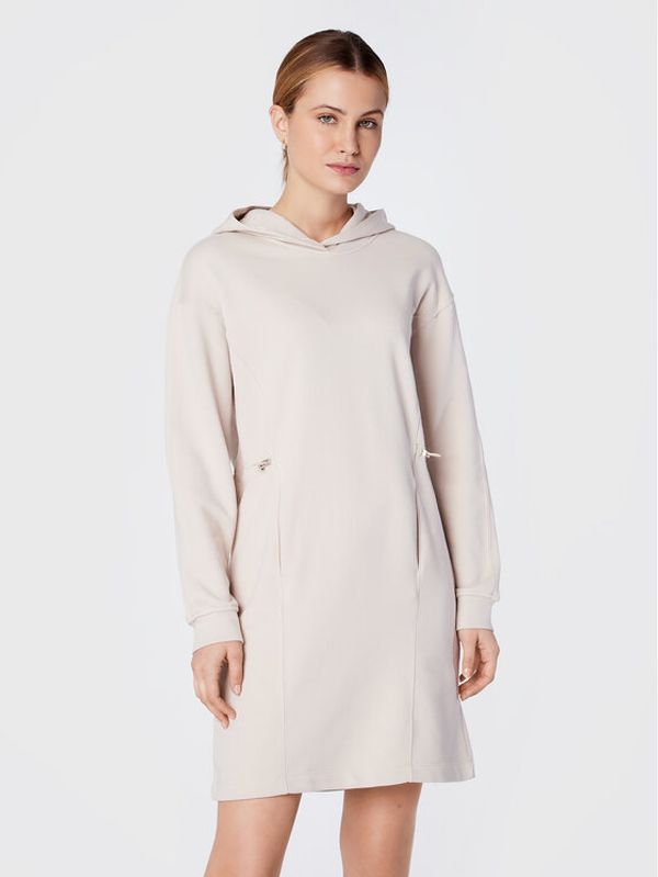 Comma Comma Плетена рокля 2120957 Бежов Loose Fit