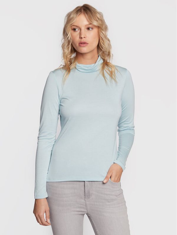 Comma Comma Поло 2123559 Син Slim Fit