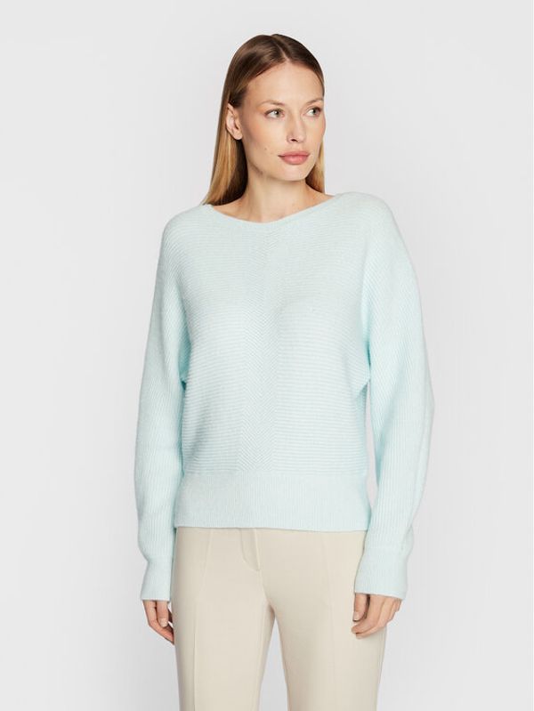 Comma Comma Пуловер 2120243 Син Regular Fit