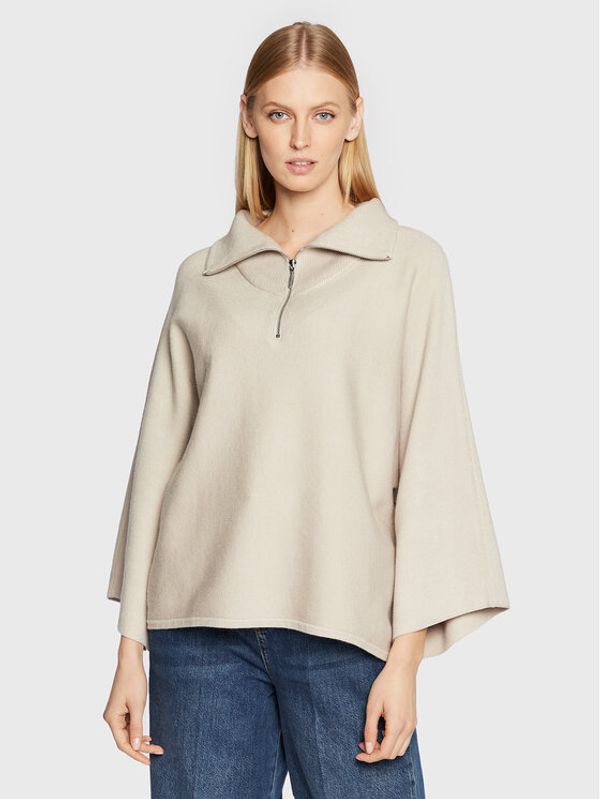 Comma Comma Пуловер 2123693 Бежов Relaxed Fit