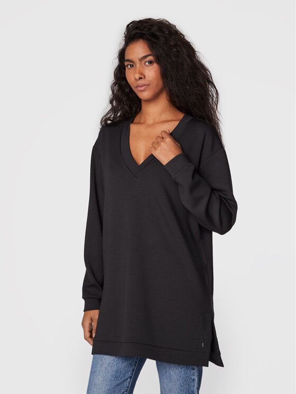 Comma Comma Суитшърт 2121746 Черен Regular Fit